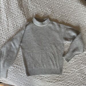 Quince Heather Gray Women's Cowl Neck Sweater
